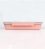 Pink 900ml Stainless Steel Rectangle Lunch Box
