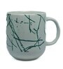 Green 180 ml Ceramic Marble (Set of 6) Tea Cup Set
