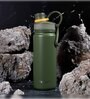 AquaBurst SportSip Oilve Green 680ml Stainless Steel Vacuum Insulated Water Bottle