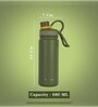 AquaBurst SportSip Oilve Green 680ml Stainless Steel Vacuum Insulated Water Bottle