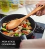Brown Handmade Wooden Non-stick Serving Spoon