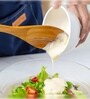 Brown Handmade Wooden Non-stick Serving Spoon