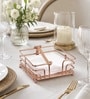 Rose Gold Fence Tissue Holder
