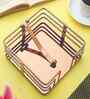Fence Tissue Holder Rose Gold