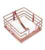 Fence Tissue Holder Rose Gold
