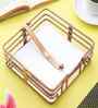 Fence Tissue Holder Rose Gold