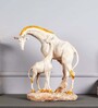 Feng Shui Baby and Mom Giraffe Resin Animal Figurine