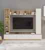 Fenily TV Unit In European Oak & White Finish
