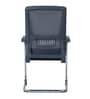Fenton Mesh Visitor Chair in White Black Colour
