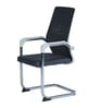 Fenton Mesh Visitor Chair in White Grey Colour
