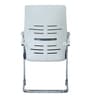 Fenton Mesh Visitor Chair in White Grey Colour