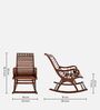 Fenwick Solid Wood Rocking Chair Walnut Finish