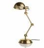 Malan Antique Gold Adjustable Study Lamp With Iron & Brass Base