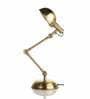 Malan Antique Gold Adjustable Study Lamp With Iron & Brass Base