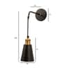Ferm Living Arum Black Matt Metal Wall Light