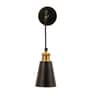 Ferm Living Arum Black Matt Metal Wall Light