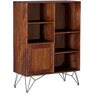Laax Solid Wood Book Shelf In Premium Acacia Finish