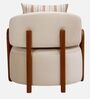 Fermo Fabric Lounge Chair in Beige Colour