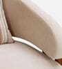 Fermo Fabric Lounge Chair in Beige Colour