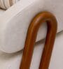 Fermo Fabric Lounge Chair in Beige Colour