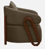 Fermo Fabric Lounge Chair in Brown Colour Fermo Fabric Lounge Chair in Brown Colour