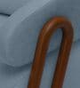 Fermo Fabric Lounge Chair in Blue Colour Fermo Fabric Lounge Chair in Blue Colour