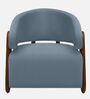 Fermo Fabric Lounge Chair in Blue Colour Fermo Fabric Lounge Chair in Blue Colour