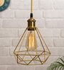 Fermo Gold Metal Hanging Light