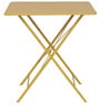 Fermob Bistro set of 2 chairs in Honey colour with Square Table
