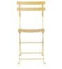 Fermob Bistro set of 2 chairs in Honey colour with Square Table