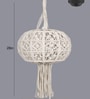 Fern Beige Cotton Hanging Light