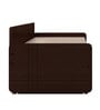 Fern Queen Sized Pull-Out Sofa Cum Bed With Box Storage In Brown Finish