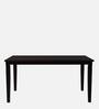 Fern Solid Wood 6 Seater Dining Set in Erin Brown Finish
