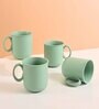 Fern Statement Coffee Mug 350 ml (4 Pc)Rice Husk Biocomposite