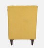 Fernand Fabric Full Back Lounge Chair In Mustard Yellow Colour
