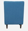 Fernand Fabric Full Back Lounge Chair In Sea Blue Colour