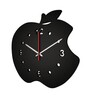Fernando Engineered Wood Black Wall Clock
