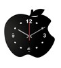 Fernando Engineered Wood Black Wall Clock