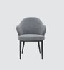 Ferrara Fabric Italian Dining Chair In Grey Color