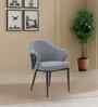 Ferrara Fabric Italian Dining Chair In Grey Color