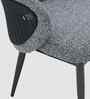 Ferrara Fabric Italian Dining Chair In Grey Color