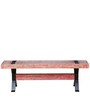 Ferris Solid Wood Bench In Distress Finish