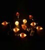Orange Pointed Bulb LED String Light
