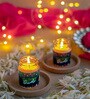 Festive Mini Glow Small Jar Scented Candles For Diwali Gifting