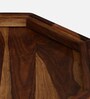 Feurus Sheesham Wood Bar Cabinet In Rustic Teak Finish