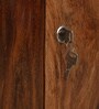 Feurus Sheesham Wood Bar Cabinet In Rustic Teak Finish