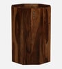 Feurus Sheesham Wood Bar Cabinet In Rustic Teak Finish