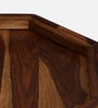 Feurus Sheesham Wood Bar Cabinet In Rustic Teak Finish