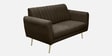 Fidel Chenille Fabric 2 Seater Sofa in Brown Colour