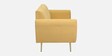 Fidel Chenille Fabric 2 Seater Sofa In Camel Yellow Colour